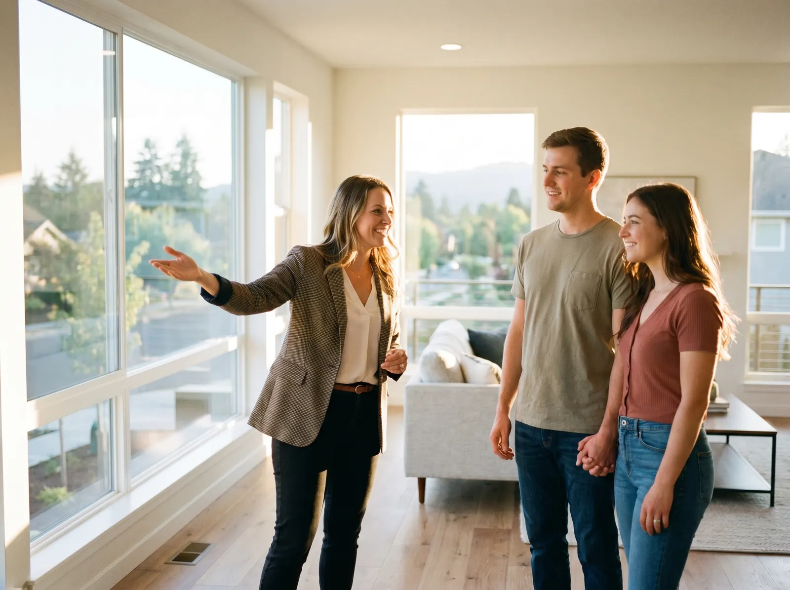 Real estate agent following up with a buyer lead by phone